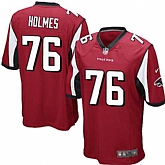 Nike Men & Women & Youth Falcons #76 Holmes Red Team Color Game Jersey,baseball caps,new era cap wholesale,wholesale hats